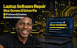 repair laptop software, install windows and troubleshoot