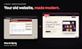 make your old website modern and easy to use on phones
