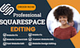 edit customize or redesign your squarespace website templates and pages