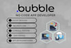 design bubble website bubble mvp saas bubble app developer
