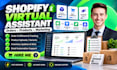 be your shopify virtual assistant, shopify marketing, order fulfill