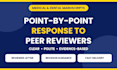 guide and structure a point by point response to peer reviewer comments