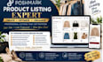 create and optimize, edit and formatting professional poshmark product listings