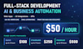 build full stack web apps and ai automations