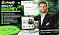 build ai shopify website, design or redesign shopify dropshipping store,