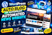 create wordpress autoblog or autopilot automated news website