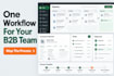 develop b2b saas CRM erp workflow portal and full stack web app, custom website