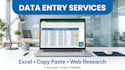 do data entry, copypaste, and excel work