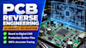 reverse engineer pcb boards and recreate schematic diagrams