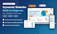 build a dynamic website with admin panel