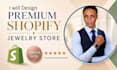 design a premium shopify dropshipping jewelry store for your jewelry brand