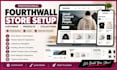 setup fourthwall store customize products collections and creator shop setup