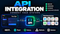 integrate rest API webhook or third party services