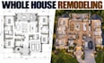 create whole house remodeling 3d visualization with floor plans