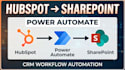 build hubspot to sharepoint automation with power automate