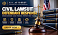 draft a strong defendant response to a civil complaint