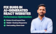 fix react UI bugs, responsive app and optimize performance
