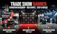 custom red carpet backdrop step and repeat design banner trade show banner event
