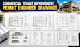 prepare commercial tenant improvement permit engineer drawings