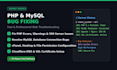 fix PHP errors, mysql database issues, and website bugs