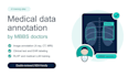 do medical annotation with mbbs doctors for ai and llm training