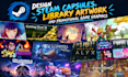 design steam capsules, library artwork and promotional game graphics
