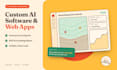 develop custom ai software, web apps and agents
