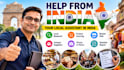 provide local assistance and help from india