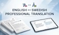 do professional english and swedish translation