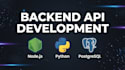 develop a scalable backend API with node js and postgresql