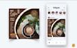 design aesthetic instagram posts for cafes and coffee shops