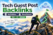 build tech guest post backlinks with high da guest posts