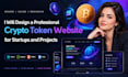 design a professional crypto token website for startups and projects