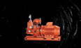 create 3d industrial pump and walve animation
