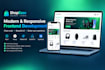 develop a modern ecommerce website with responsive design