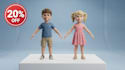 create 3d character toy, action figure, 3d chibi character, 3d printable toy
