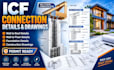 icf wall roof floor connection details and construction drawings
