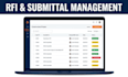 create, review, and manage construction submittals, rfis, and logs