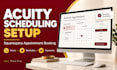 set up acuity scheduling and squarespace appointment booking