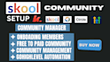 setup and customize your skool community, classroom