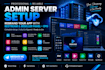 setup your admin server, rebrand your app, with restream and reseller panel epg