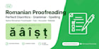correct romanian diacritics grammar and spelling perfectly