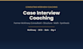 coach you for consulting case interviews