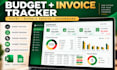 create budget spreadsheet invoice tracker in excel google sheets with dashboard