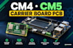 design raspberry pi cm4 cm5 carrier board pcb