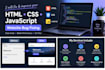 fix HTML CSS and javascript issues on our website