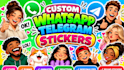 design and animate sticker for whatsapp and telegram