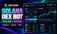 develop solana dex trading bot, meme coin bot and crypto arbitrage bot