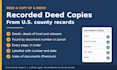 retrieve recorded deed copies from US county records