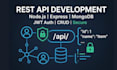 build rest API, node js backend, express js and mongodb integration